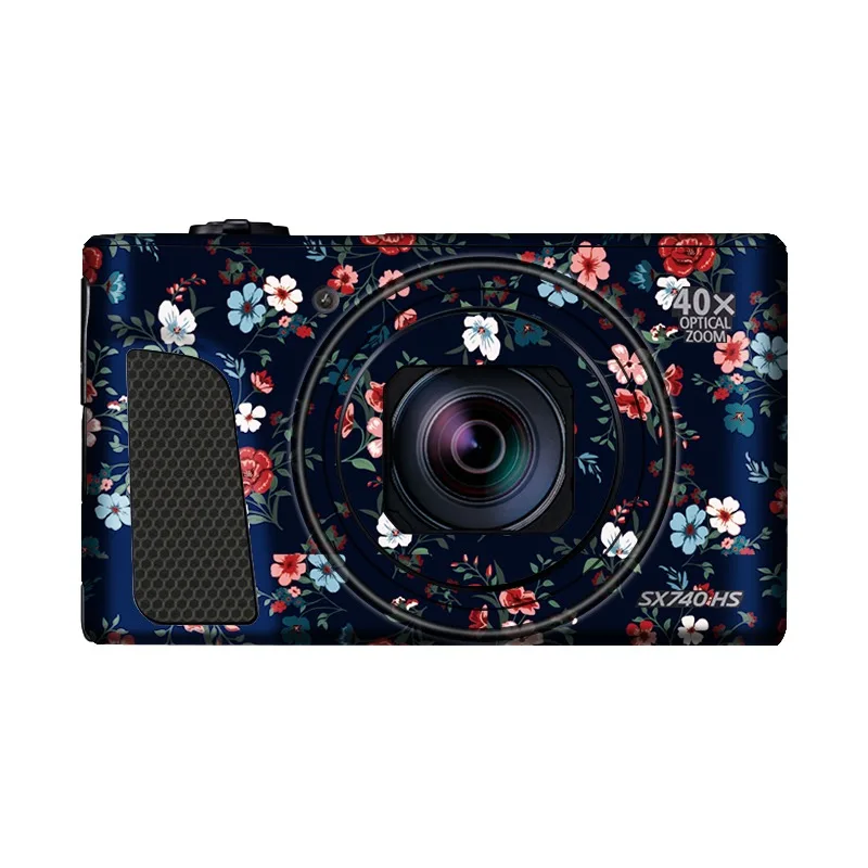 Canon PowerShot SX740HS 데칼 스킨 카메라 비닐 랩 필름 용 맞춤형 스티커 긁힘 방지 보호 코트 SX740 HS