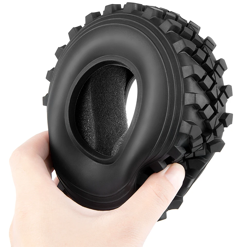 Silicone Inserts Rc Crawler 125mm Rubber Tyre Wheel Tire