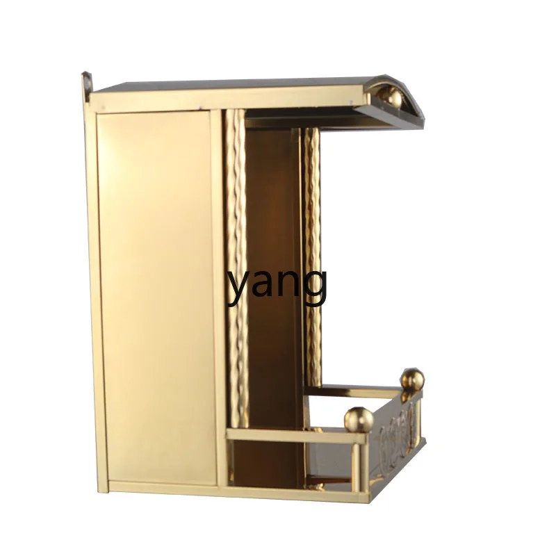 

CX Stainless Steel Golden Tape Brim Buddha Niche Buddha Cabinet Buddha Shrine Wall-Mounted Countertop Worship Wall-Mounted
