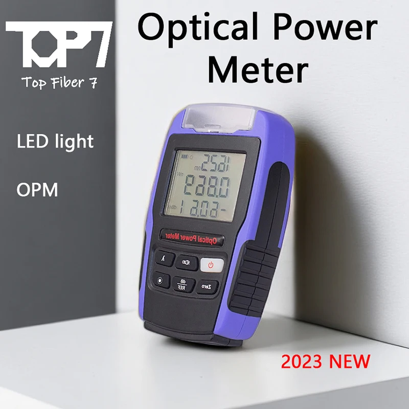 

MINI Optical Fiber Power Meter 2023 NEW 2 in1 OPM Fiber Optic Cable Tester -70+6dBm or -50+26 dBm