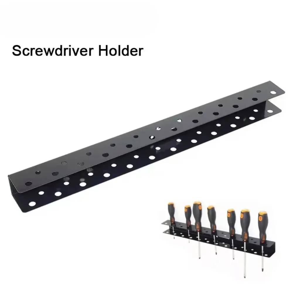 Tool Storage Rack Hardware Tool Storage Rack Simply Screwdriver Pliers Organizer Bracket Hammer Rack Wall Mount Large Capacity Manual Tools Holder