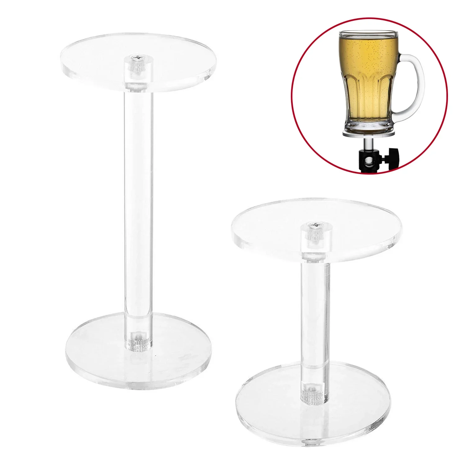 Acrylic Display Stand Acrylic Display Stand Transparent Plate for Still Life Shooting Stuido High Key Lighting Commercial Clean Photos Product Shots