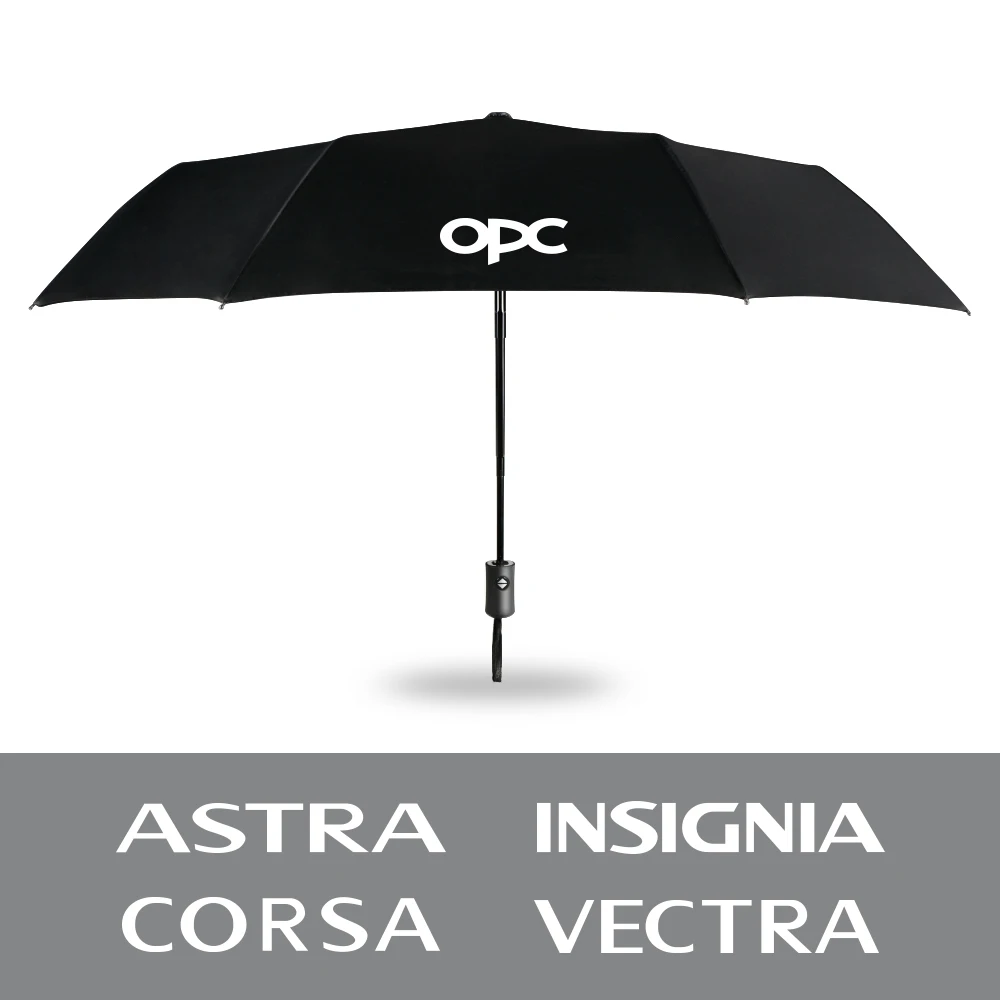 For Opel Astra H K J G OPC Vectra B Insignia B Corsa D E Mokka Car Double Layer Reverse Automatic Folding Umbrella Accessories