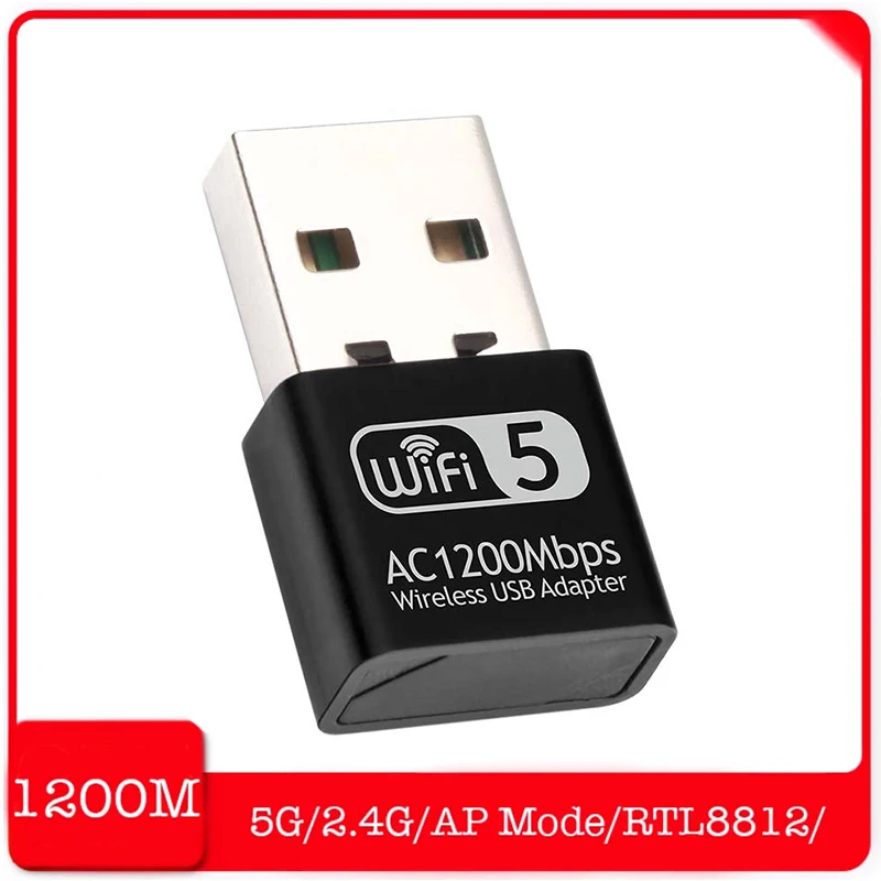 USB 미니 네트워크 카드 무선 랜 이더넷 2.4G, 5G, 300M, 867M, 듀얼..