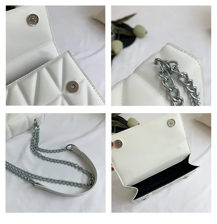 Trendy Women's Chain Strap Crossbody Bag