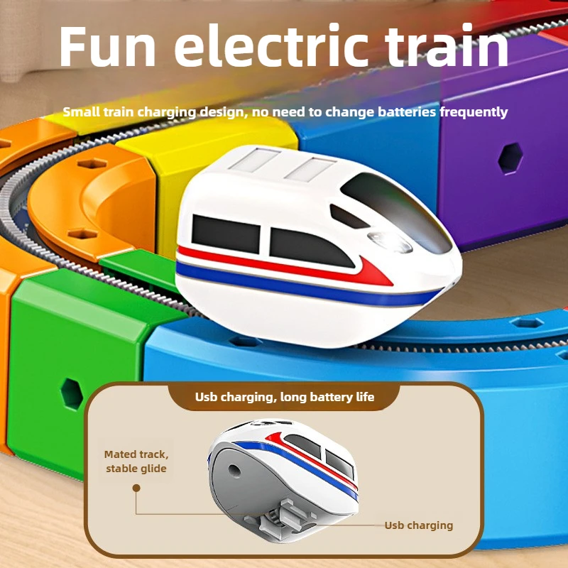 Children Magnetic Rail Car 3