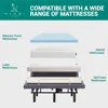 Queen Adjustable Bed Frame with Lumbar Support&Head Tilt,Foot Incline,Back&Leg Massage,Ergonomic Zero-Gravity Smart Bed 3