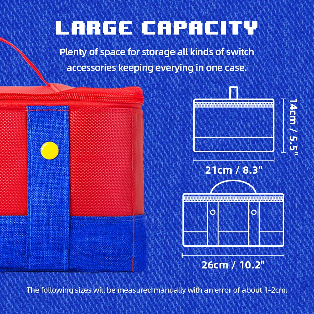 Large Carrying Protective Case for Nintendo Switch 2 OLED Console Pro Controller Travel Storage Bag Case For Switch Accessories