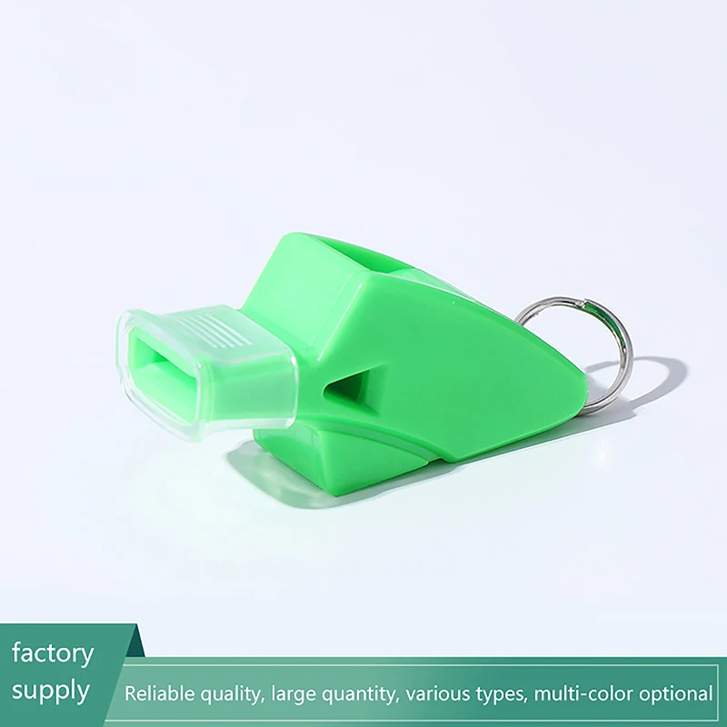 Football Whistle Crisp Sound Durable Convenient Adjustable Basketball Whistle with Lanyard Finger Clip for Emergency