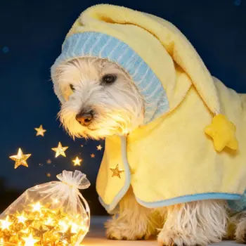 Quick-Dry Absorbent Dog Bathrobe