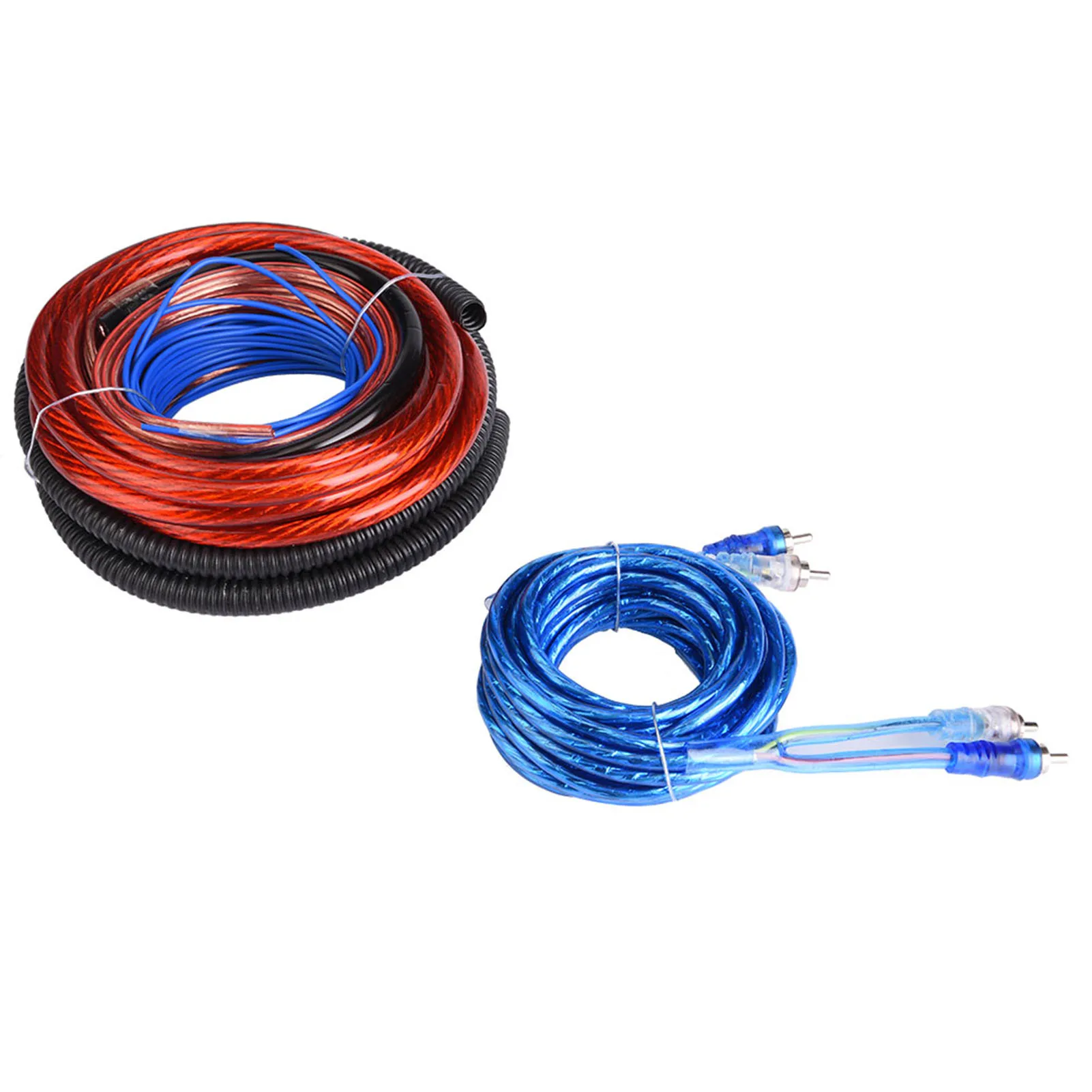 Car Stereo Accessories Car 4 Guage 2800W Car Audio Subwoofer Amplifier Speaker Installation Wire Cable Kit Fuse Suit Audio System Accessories Audio Speaker Cable Audio Speaker Wiring Kit Car Amplifier Wiring Kit