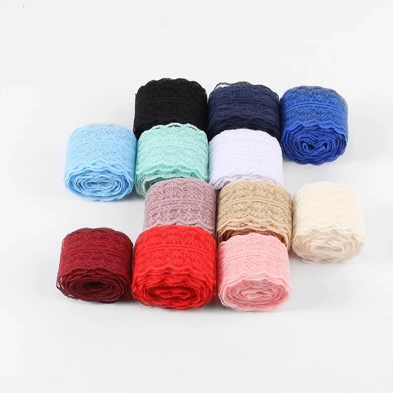 Elegant Metallic Lace Ribbon – 10m Embroidered Trim for Sewing, Crafting, & Decorative Projects