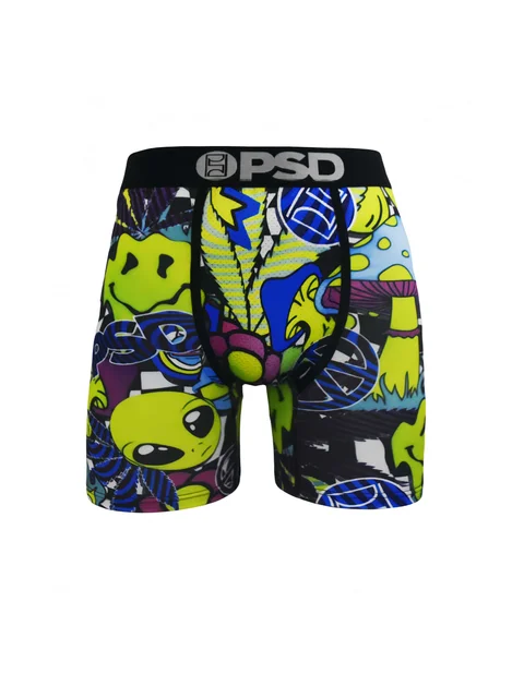 Men's Boxer Briefs S-XXL Soft Polyester Underwear, Quick-Dry Breathable Elastic Waistband Lightweight Boxer Shorts for Men 4
