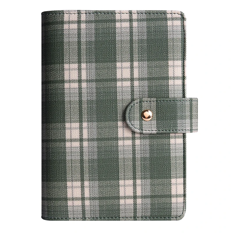 Retro Plaid DIY Binder Notebook Cover - Diary & Agenda Planner Stationery