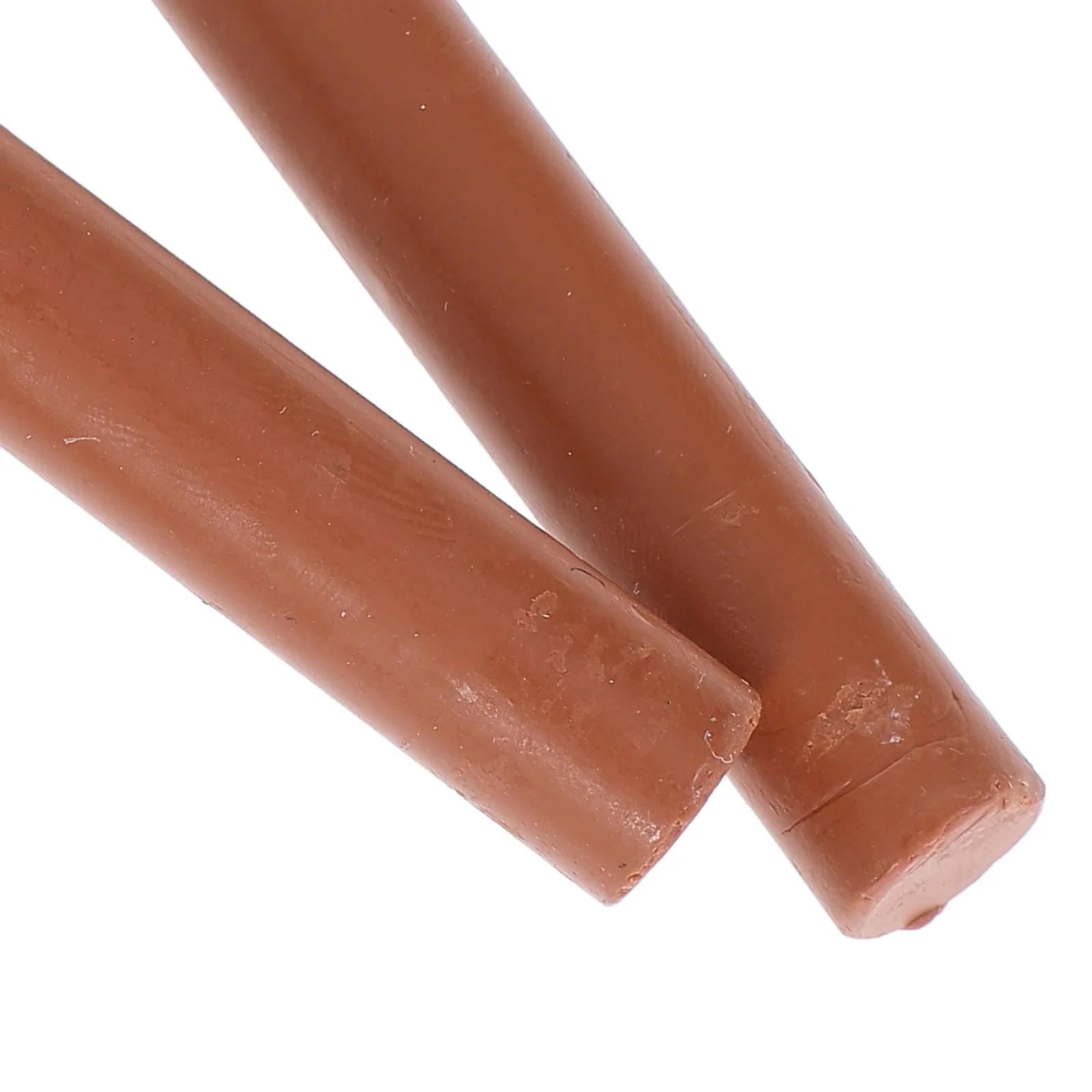 2 Pcs Furniture Refinishing Paste Wood Paint for Floor Markers Crayons Scratches Brown Repair Kit Pen