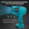 High power electric blower lithium battery makita 21V cordless handheld blower for dust removal snow removal and leaf removal 4