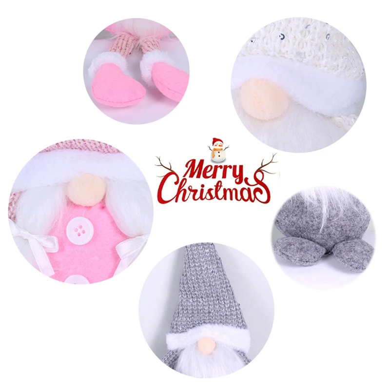 Christmas Faceless Doll Merry Christmas Decorations for Home Xmas Gifts Ornaments Navidad Happy New Year