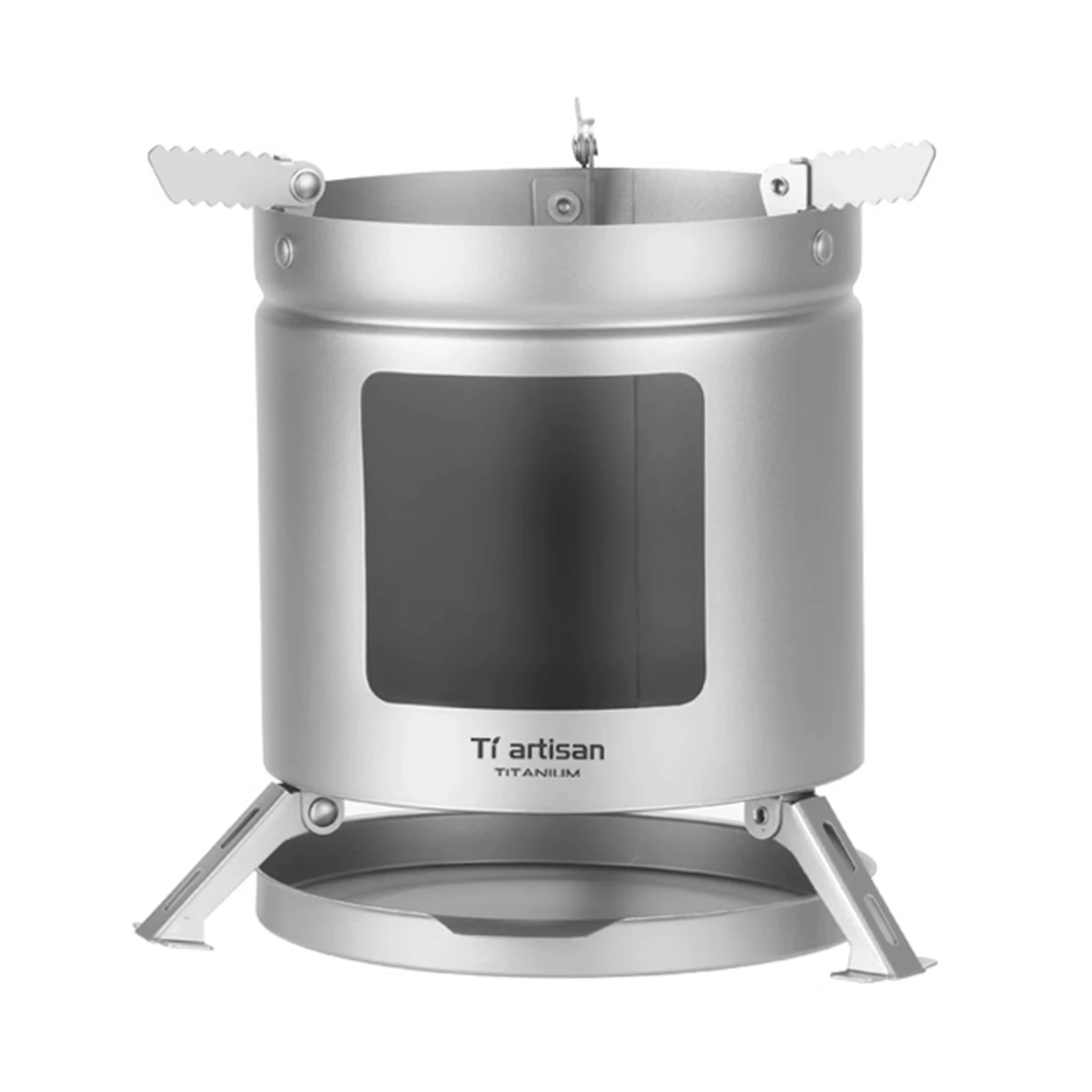 

Titanium Firewood Stove Outdoor Camping Picnic Backpacking Stove Cooking Stoves Single Layer Cup Type Camping Supplies