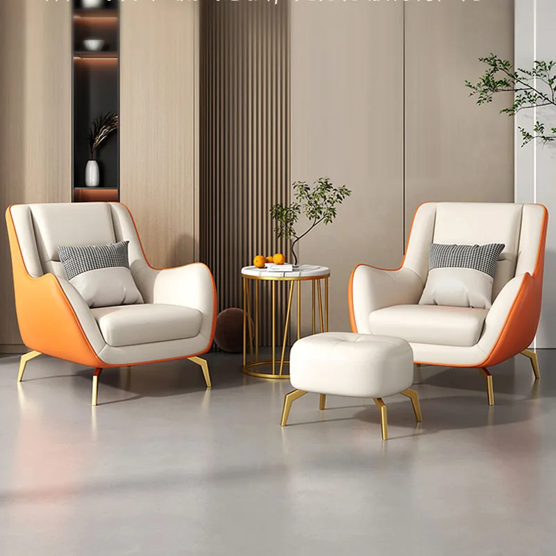 

Lazy Sofa Living Room Chairs Nordic Luxury Throne Modern Individual Chairs Comfortable Ergonomic Poltrona Lounge Suite Furniture