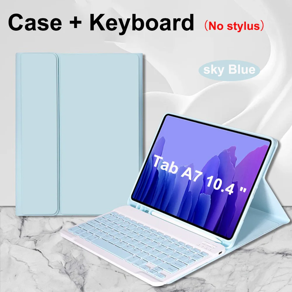 Premium Wireless Bluetooth Keyboard Case with Smart Stand Cover