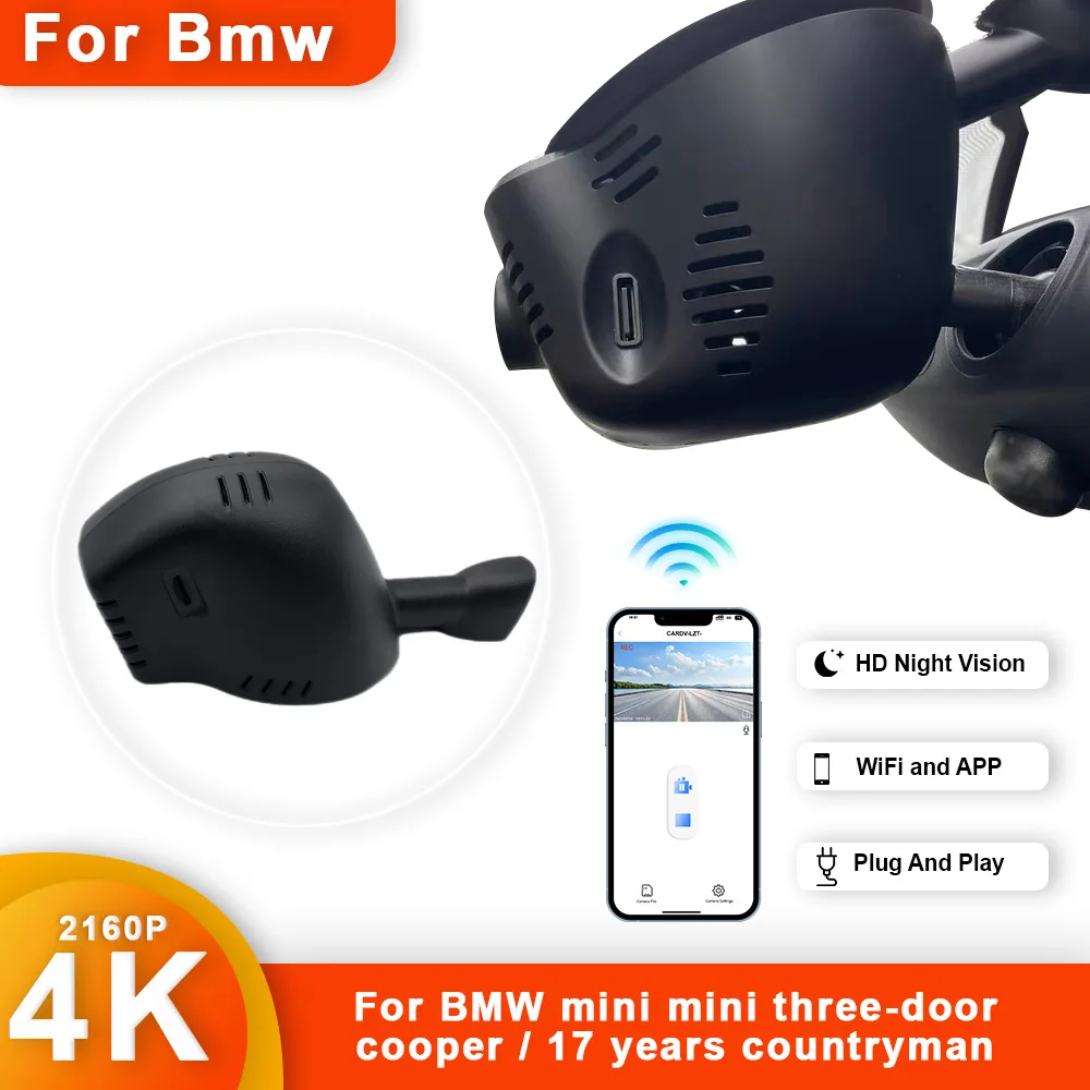 

Для BMW MINI 2013-2021 передний и задний 4K видеорегистратор для автомобильной камеры видеорегистратор WIFI Автомобильный видеорегистратор записывающее устройство аксессуары