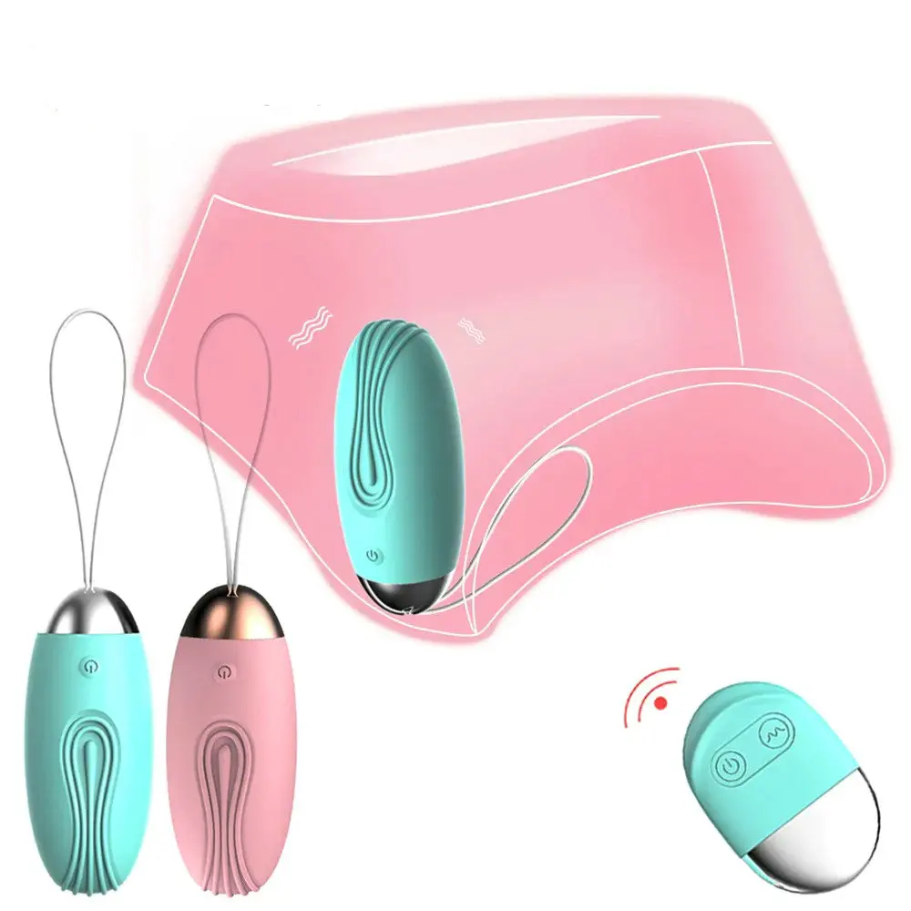 Vibratore con telecomando senza fili per donne, 10 velocità, uova proiettile, stimolatore del clitoride, palline di Kegel, giocattoli sessuali per donne, masturbatori_voghion.com