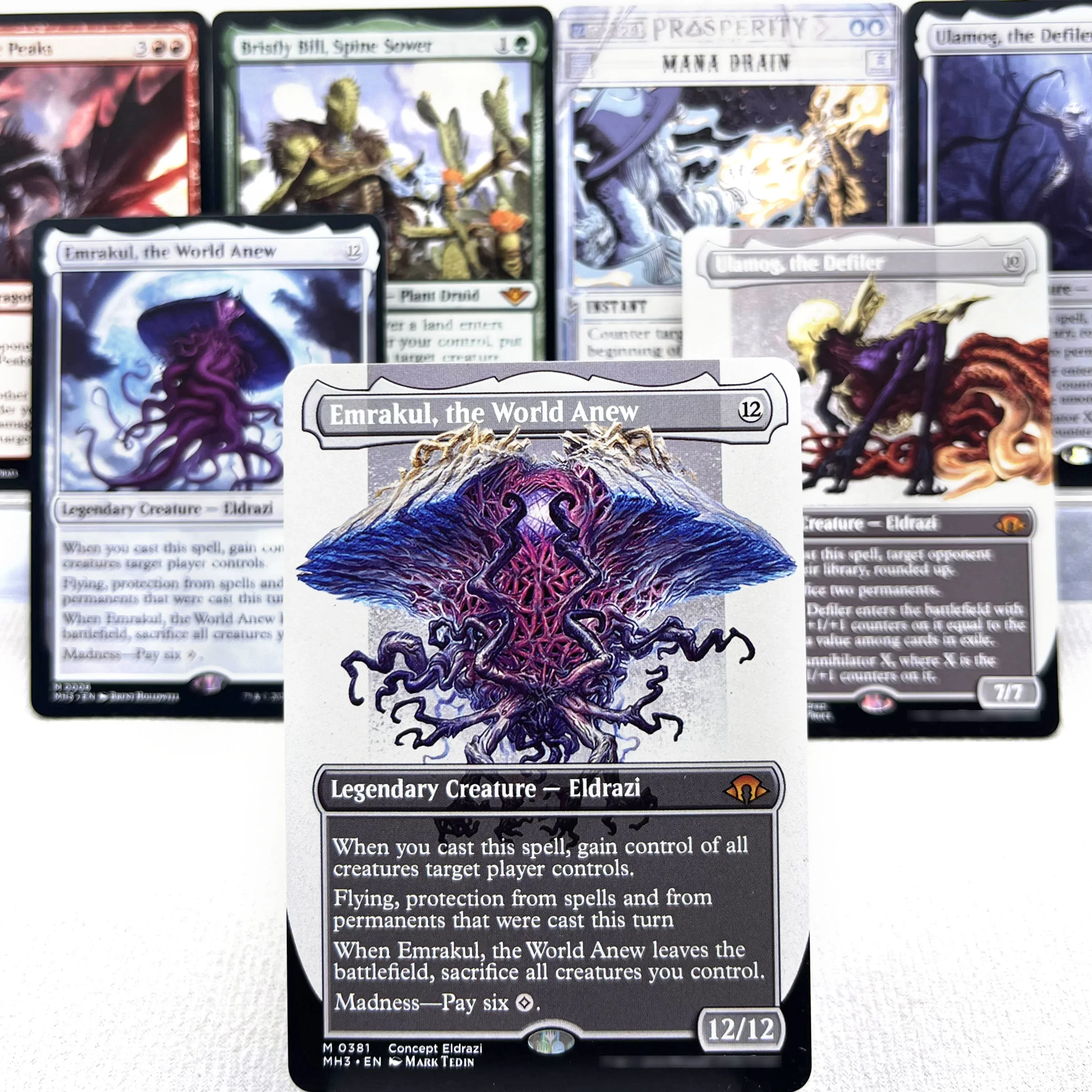 MH3 OTJ OTP HOLO7-Ⅰ04 Tcg cards proxys Magical Ulamog, the Defiler Bristly Bill, Spine Emrakul, the World Anew Gather