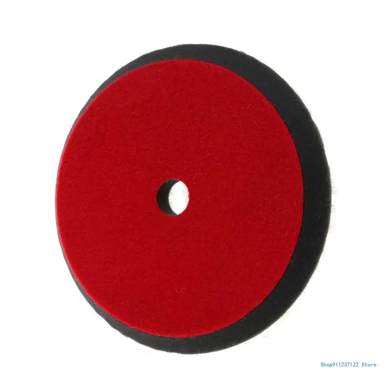 

7" 180mm Car Auto Soft Wool Buffing Polishing Pad Professional Detailing Mixed C
