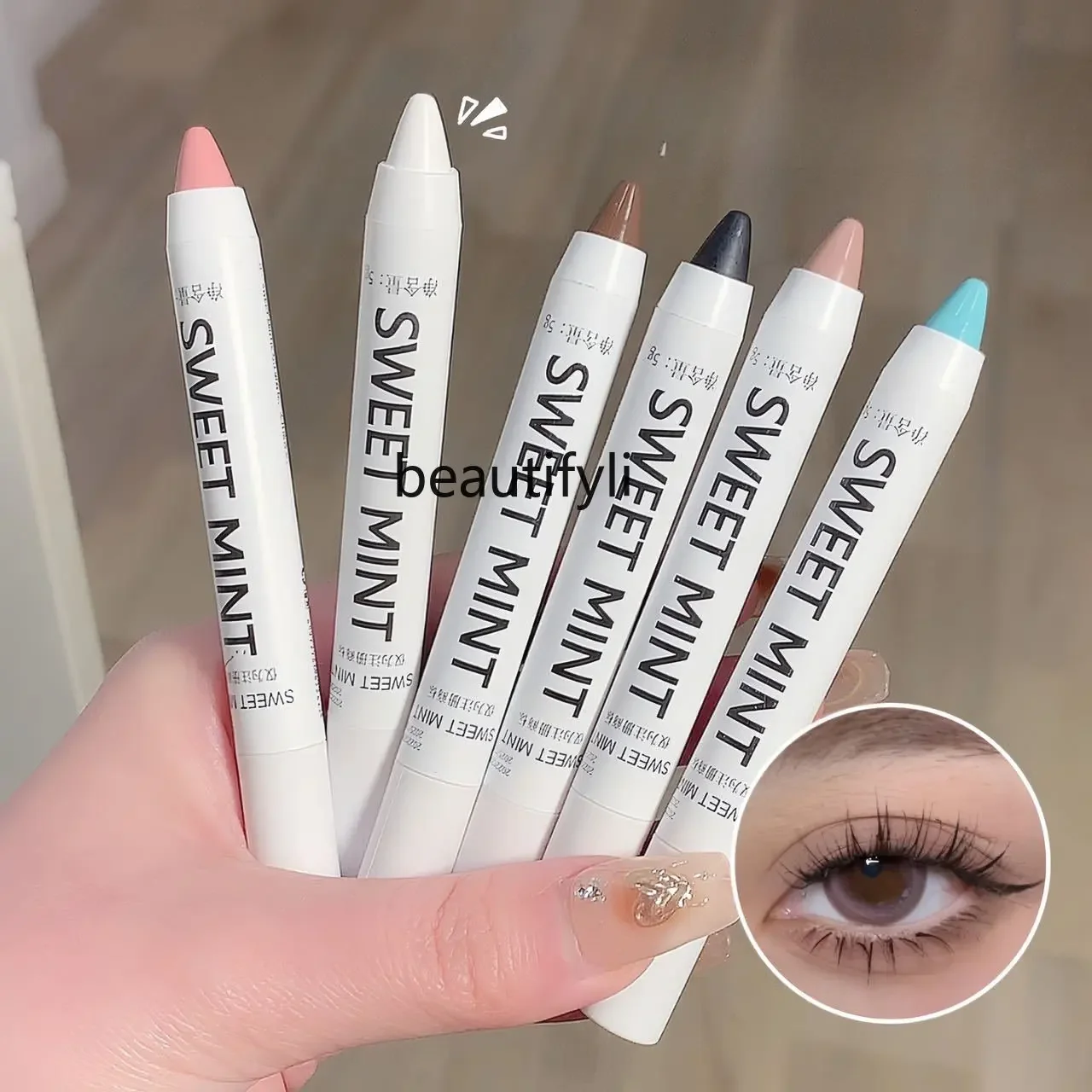 

yj Crouching Silkworm Highlight Stick Eye Head Brightening Pearl Eye Shadow Pen Flash Eye Shadow Stick Waterproof