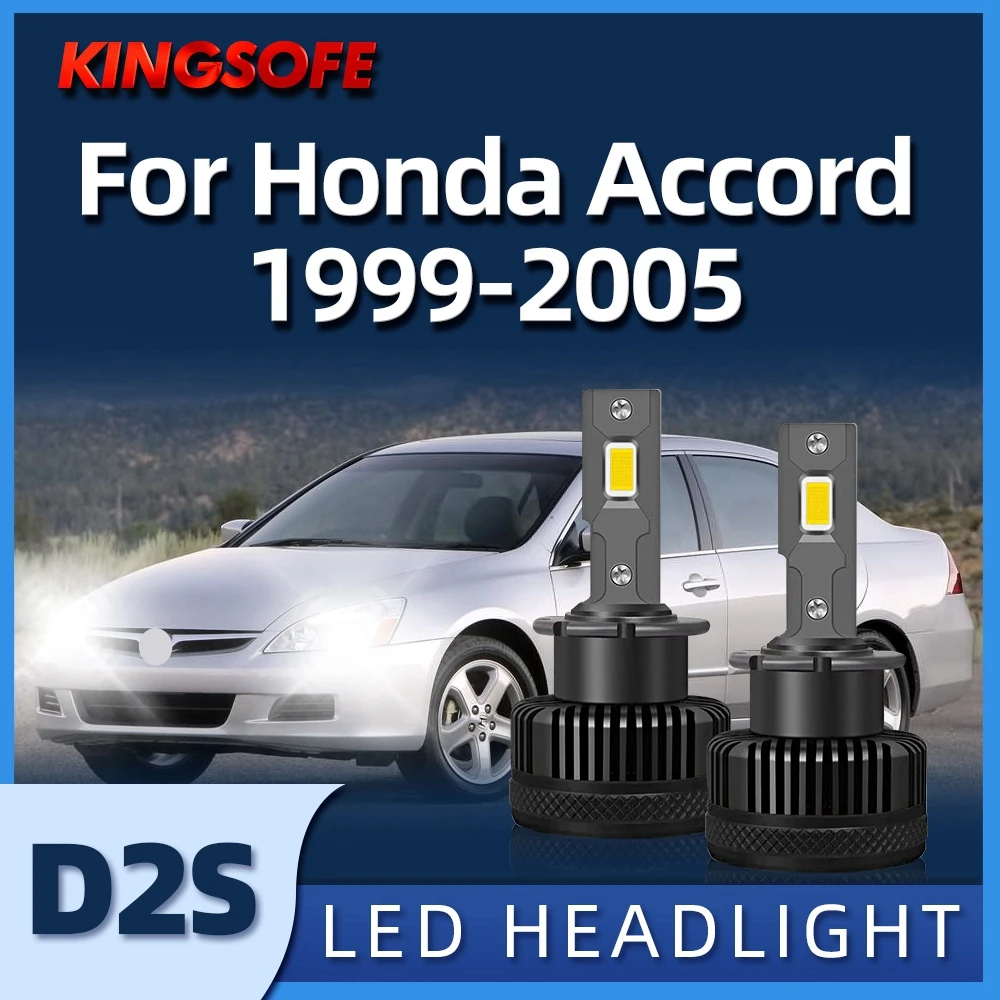 

Roadsun 2PCS D2S Led Headlight Car Lights Super Bright Auto Bulbs For Honda Accord 1999 2000 2001 2002 2003 2004 2005