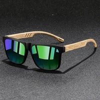 Mode Vintage carré cadre carré lunettes de soleil hommes femmes pêche conduite homme marque de luxe concepteur lunettes de soleil UV400 lunettes 3