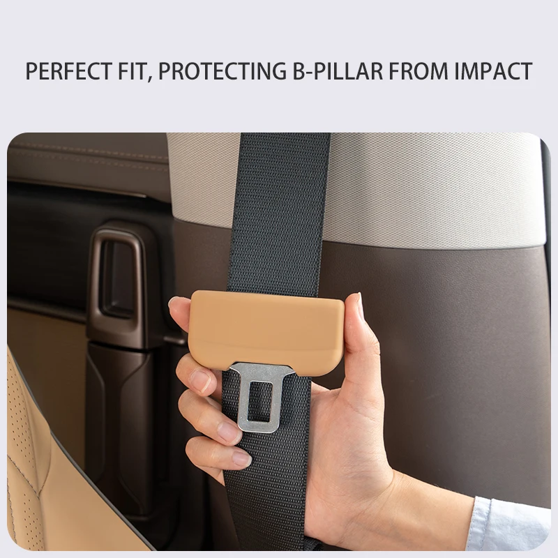 Car seat belt accessories Silicone protective sleeve Seat belt buckle sleeve Car seat interior products
