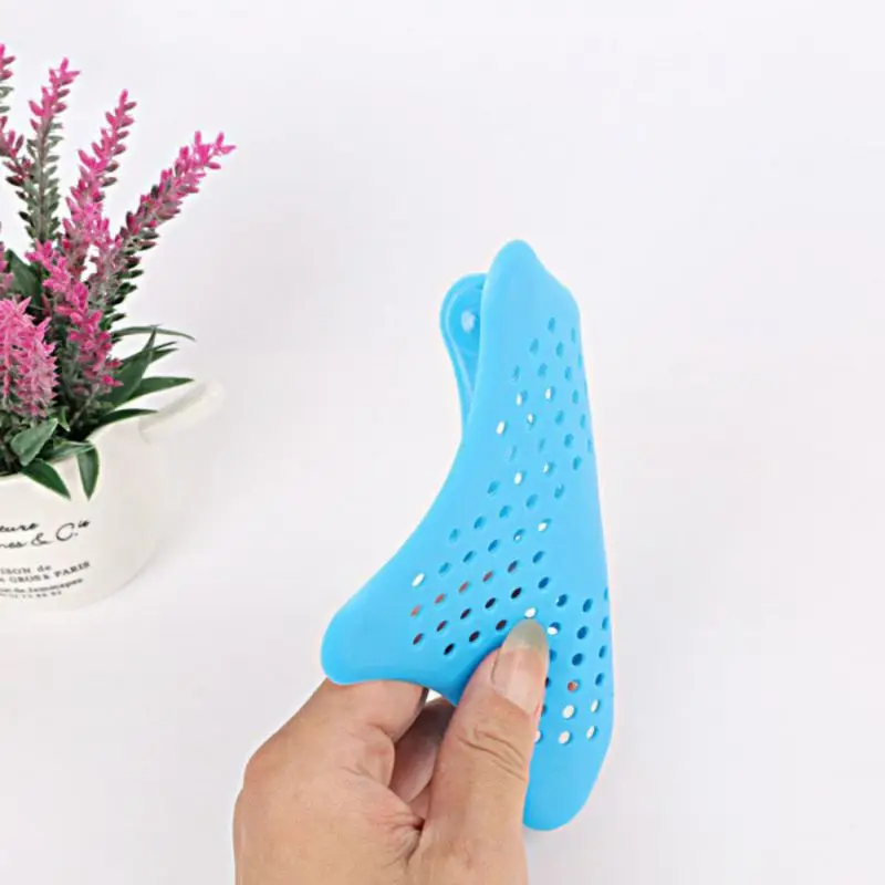 Shower Drain Filter Silicone Kitchen Sink Hair Stopper Catcher Bathroom Accessories Bathtub Strainer Sewer Outfall Filte