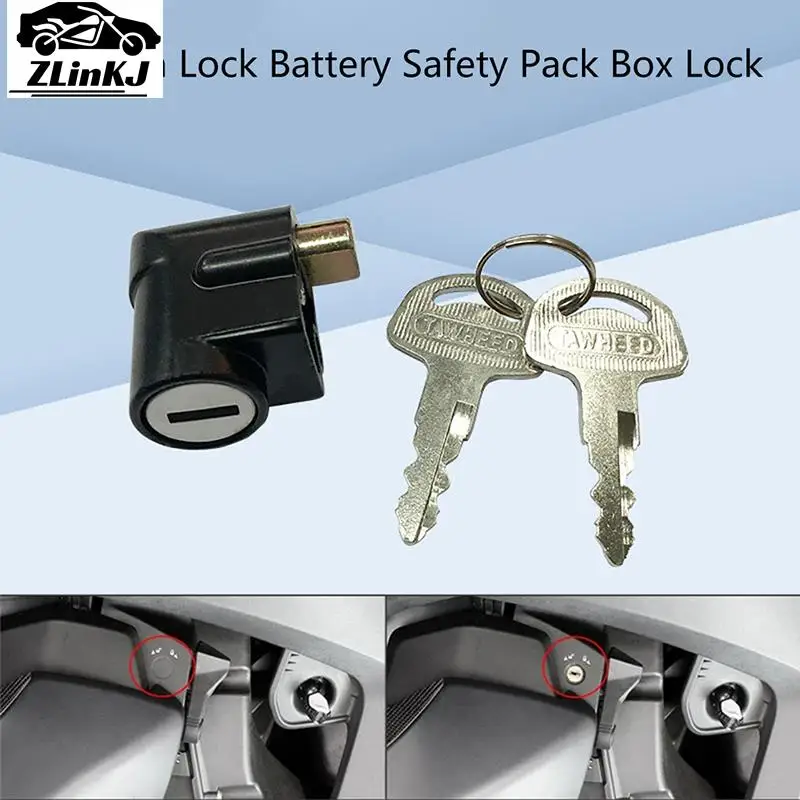 Motorcycle Steering Lock With Two Keys 2 Position Switch For GN125 GS125