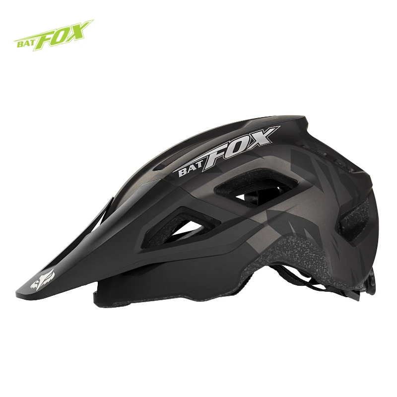 BATFOX 自転車ヘルメット mtb 一体成型ロードマウンテンバイク