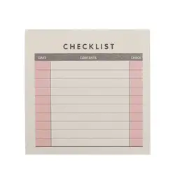 60 - Sheet Planner and Checklist Notebook for Daily, Weekly, and Monthly Organization (To do list)