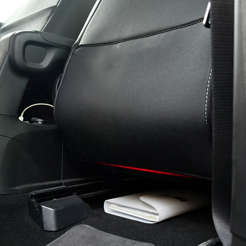 스마트 포포 453 2019 2018 2017 2016 2015 자동차 시트 안티 킥 패드 사이드 매트 커버 보호대 방수 가죽 액세서리