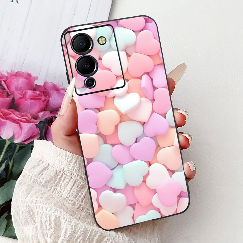 Stylish Painted Soft TPU Phone Case -