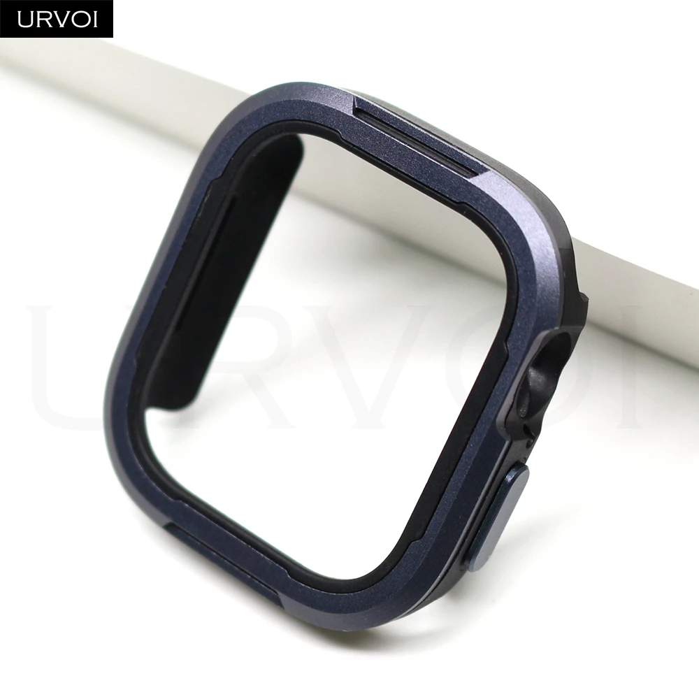 URVOI Premium Aluminum Watch Cover with Hard Bumper Metal Frame Protector
