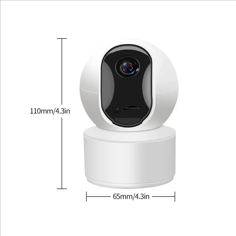 8MP 4K WiFi Security Indoor Camera 10X Digital Zoom Pan Tilt IP Camera Ai Automatic Tracking Night Vision Intercom Security 6