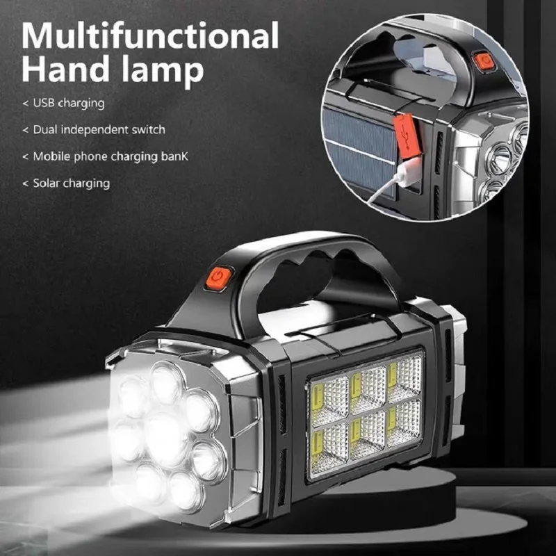 Lampe de poche LED Ultra lumineuse Rechargeable COB lumières