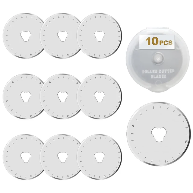 JAY HOME A413 45mm Rotary Cutter Blades for Quilting, Sewing & Fabric Cutting