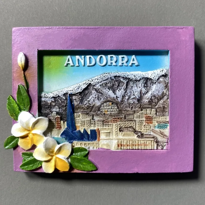 Europe Andorra 3D Fridge Magnets Tourism Souvenir