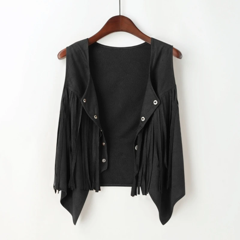 Рисунок 6 - Женский жилет без рукавов с кисточками и бахромой