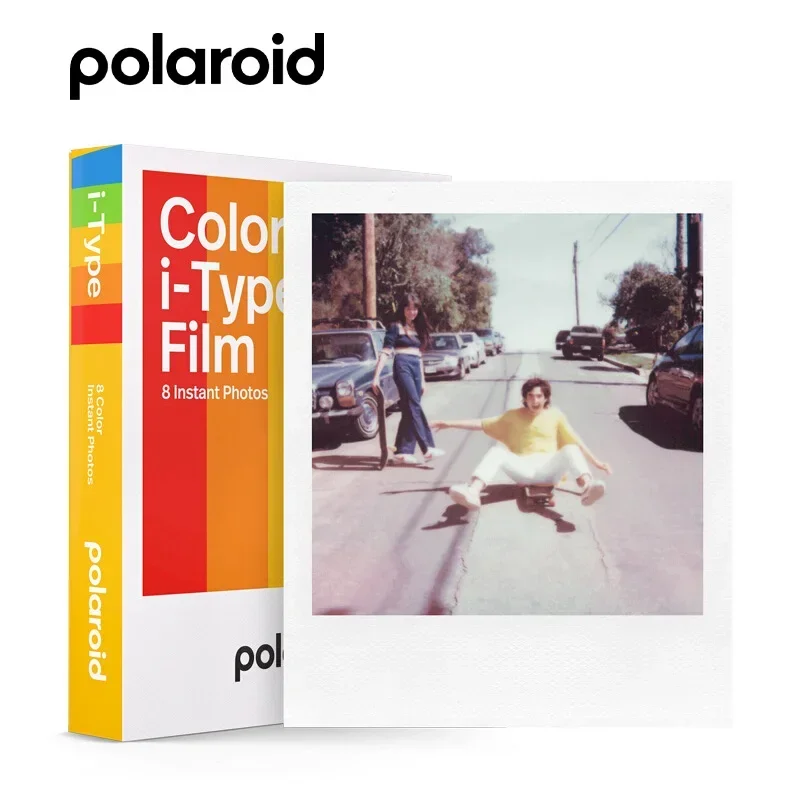 Instant Film Paper Polaroid Itype OneStep2 I-1 Lab Now with Colored White Edges Color