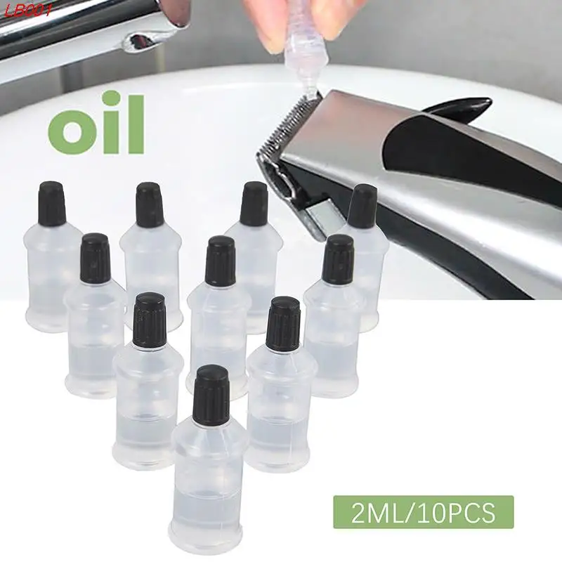 10PCS Clipper Shaver Maintenance Lubricant Hair Trimmer Blade Oil Sewing Machine Salon Hair Styling Tools