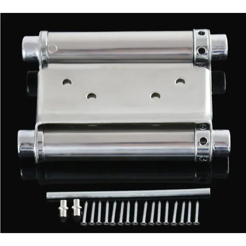 2Pcs 3 Inch Double Door Hinge Cabinet Drawer Butt Hinge Door Swing Stainless Steel Hinges With Screws Hand Tools Hardwar stainless steel hinges door hinges