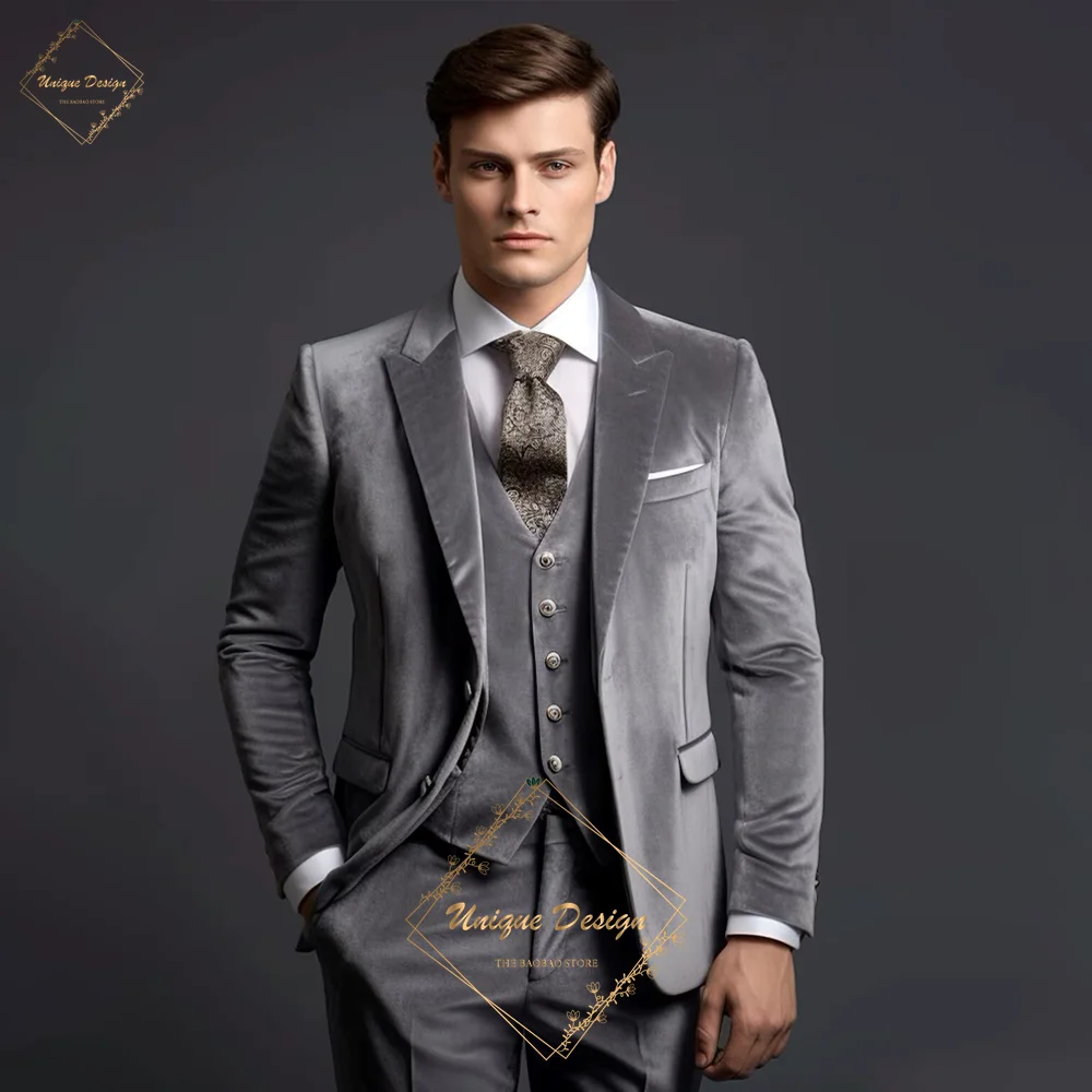 Bespoke Men's Newman Striped Valet Kit Gray