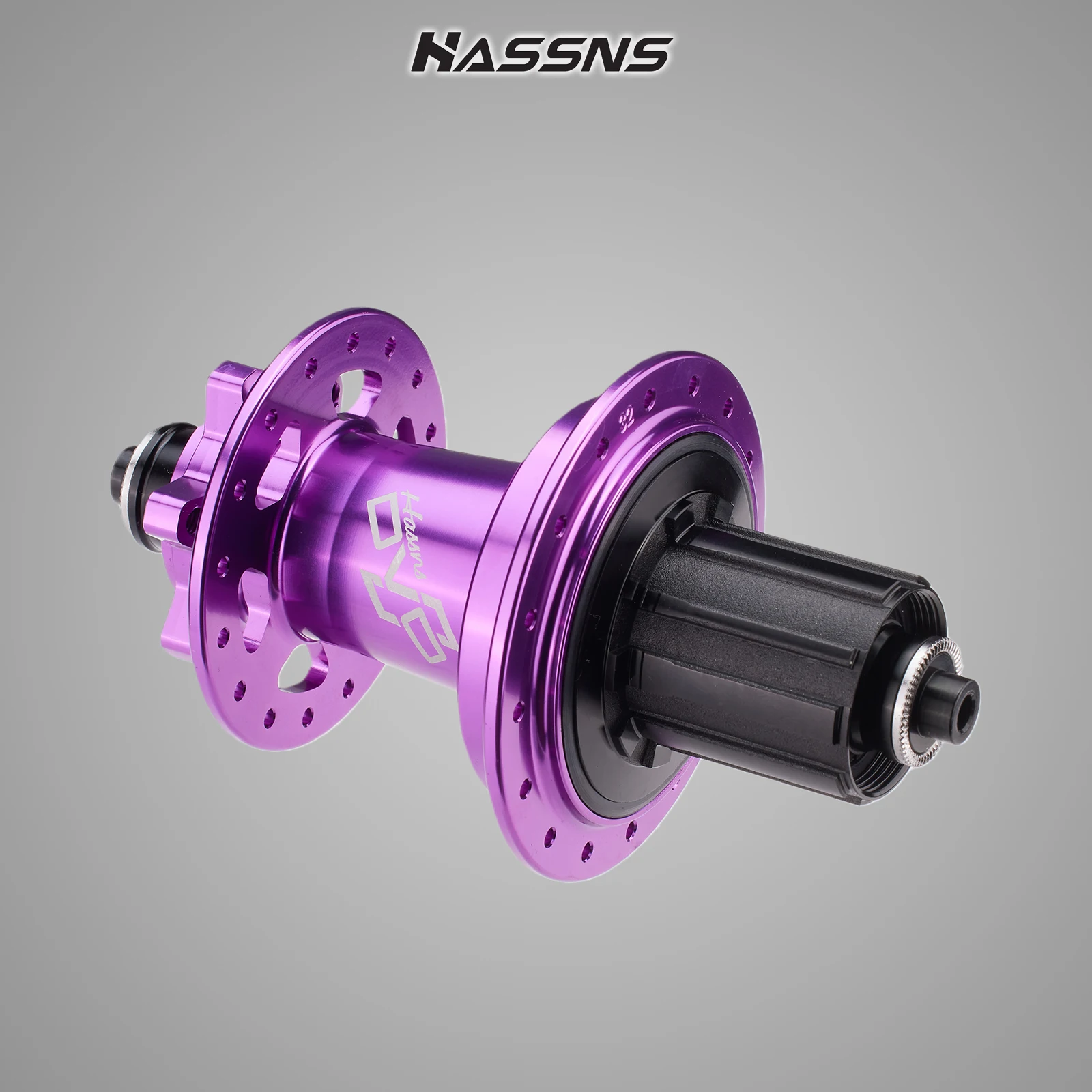HASSNS DVO9 허브 360 사운드 MTB 큐브 32홀 베어링 허브 리어 자전거 부싱 산악 자전거 9 퍼프 노이지 큐브 8-12단 사이클링