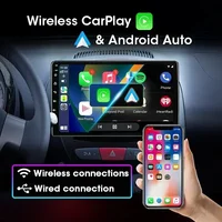 Srnubi автомобильный радиоприемник для Peugeot 107 Toyota Aygo Citroen C1 2005-2014, беспроводной Carplay, Android, автомобильный мультимедийный плеер, 2 Din — изображение 3